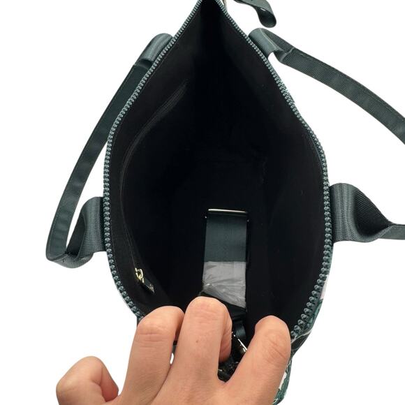 NWOT Ted Baker Green London Rococo Floral Pattern Nylon Tote Bag Purse - Picture 11 of 16